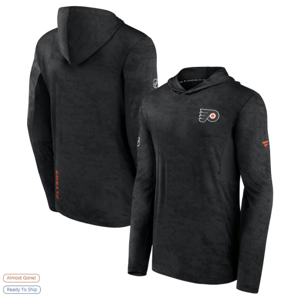 Philadelphia Flyers Fanatics Branded Authentic Pro Rink Camo Pullover Hoodie - B